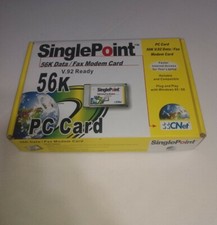 CNet SinglePoint PC Card 56K V.92 FAX / Modem Card picture