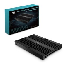 MultiSize M.2 NVMe to U.2 SFF8639 2.5 Inch SSD Adapter MRKNVM2U2BK Black picture