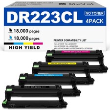 DR223CL Drum Unit Set 4 Pk Replacement for Brother- 1 Opened picture