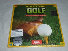 NEW SEALED WORLD TOUR GOLF TANDY 1000/3000/4000 IBM PC GAME ELECTRONIC ARTS RARE picture
