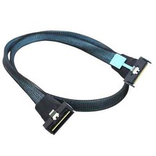 PCI-E Gen5.0 MCIO 74Pin to Slim SAS Low profile SFF-8654 74Pin Extension Cable picture