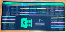 Large XXL Excel Shortcut Keys Mouse Pad  Cheat Sheet   Raryine Excel Mousepad picture