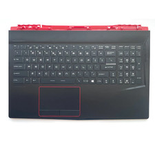 For MSI GE63 GE63VR MS-16P1 8RD 8RC 8RE Upper Case Palmrest RGB Backlit Keyboard picture