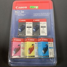 Genuine Canon Complete Set BCI-3e Ink Tank Cartridges Magenta Yellow Cyan Black picture
