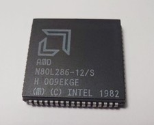 AMD N80L286-12/S PLCC-68 12MHz 286 Retro CPU Processor picture