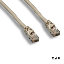 Kentek Gray 25ft UTP Cat6 Cable 24AWG RJ45 Pure Copper Router Ethernet Network picture