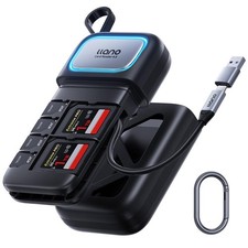 F15 2-in-1 High-Speed SD/Micro SD Card Reader Adapter(UHS-II Supported),Holde... picture