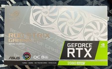 Rare ASUS ROG Strix GeForce RTX 2080 SUPER White Edition 8GB - WITH ORIGINAL BOX picture