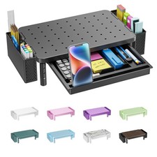 WALI Computer Monitor Stand with Storage and Pen Holder, 3 Height Adjustable picture