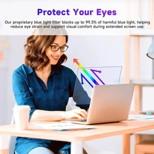 2 Pcs 13.3 Inch Laptop Screen Protector Anti Blue Light Filter Eye Protection picture
