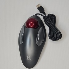 Logitech T-BC21  Trackman Trackball USB Mouse Marble Ball 810-000767  picture