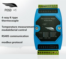 4-channel K-type thermocouple temperature acquisition module RS485 0~1350°C picture