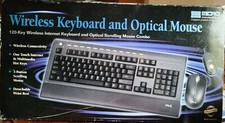 Wireless Keyboard Optical Mouse Micro Innovations #KB982W Desktop *READ FULL* picture
