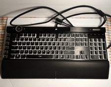 Corsair K100 RGB OPX Gaming Keyboard with HyperX Pudding Keycaps and Wrist Rest picture