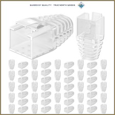 Pliable RJ45 Boots for Cat6 Ethernet Cables, 100-Pack for Easy Installation picture