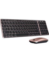 seenda Bluetooth Keyboard and Mouse Combo for Mac, SKM64-2 Rechargeable Slim picture