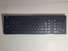 Sony VAIO Wireless Keyboard Model VGP-WKB10 Black No Dongle - Tested & Works picture
