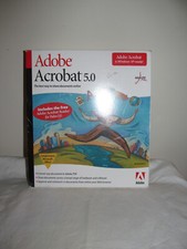 Genuine Adobe Acrobat 5.0 2001 PC Software Windows Complete picture