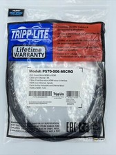 TRIPP LITE Hdmi To Micro Hdmi High Speed Cable With Ethernet (6ft) New picture