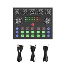 V8S Multi-function Sound Card Equipment For Live Steaming and Family Karaoke picture