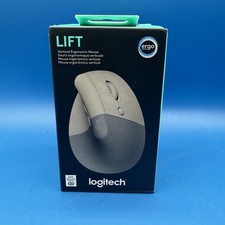 Logitech Lift Vertical Ergonomic Wireless Mouse - Sand picture