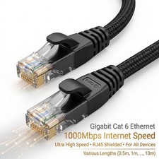 Cat6 Ethernet Cable RJ45 LAN Network Patch Lead for Router Modem PC PS4 PS5 picture