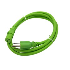 Green 6FT Universal 3Prong AC Power Cord Cable 18AWG Computer Printer Monitor TV picture