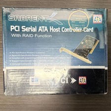 Sabrent PCI RAID Controller Card 2-Port SATA I RAID 0/1 SBT-SRD2 picture