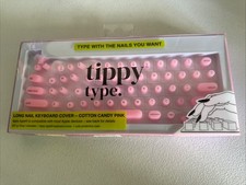 tippy type Keyboard Cover for Mac - Cotton Candy Pink picture