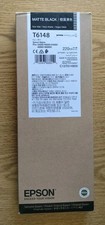 02-2017 NEW GENUINE EPSON T6148 MATTE BLACK 220ml K3 INK STYLUS PRO 4800 4880 picture