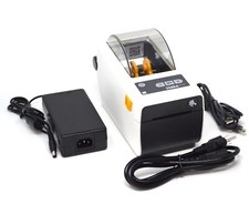 Zebra ZD410 Direct Thermal Barcode Label Receipt Printer USB Bluetooth White picture