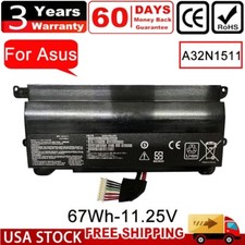 ✅ New A32N1511 A32LM9H Battery For ASUS ROG G752 G752V G752VT G752VY G752VL 67Wh picture