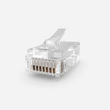 5PCS Cat6 RJ45 Connectors Network Cable Plug Unshielded Crystal Head picture