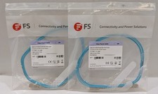 Lot of 2 FS.com 2M OM3 Multimode Simplex Fiber Optic Patch Cables SC/UPC 74377 picture