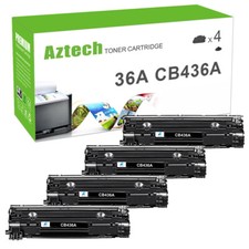 4PK CB436A 36A Toner Compatible With HP LaserJet P1505 P1505n M1522n M1522nf picture