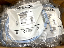 50 Pack Commscope Systimax Cat 5e D8PS PowerSUM Modular Patch Cord 10 FT Lt Blue picture