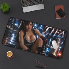 Tifa Lockhart Anime Desk Mat, Large Mouse Pad, PC Gaming Accessories picture