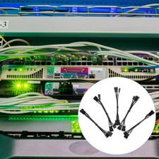 5pcs CPU Fan Splitter Extension Cable Computer Fan Power 4 Pin Connector picture