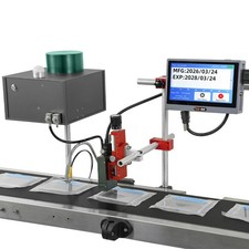 17mm Piezoelectric inkjet printer without conveyor date encoder picture