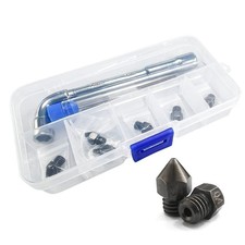 24-Piece 3D Printer Nozzle Set for MK10 Extruder Brass Nozzles 0.2-1.0mm Sizes picture