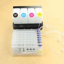  4Tank + 8 Refillable Cartridges Bulk CISS For Roland Mimaki Mutoh Printe picture