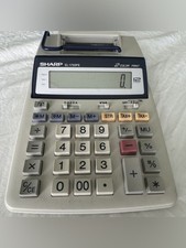 SHARP EL-1750PII Beige 12-Digit Printing Calculator picture