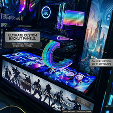 Custom ARGB GPU Backplate & Side Panel for Gaming PC | Custom Design picture