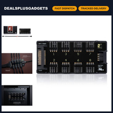 8-Port PWM Fan Hub, Magnetic Design, Short Circuit Protection, PC Cooling Access picture