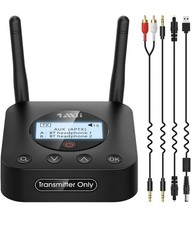 1Mii B06TX+ Bluetooth 5.2 Long Range Transmitter for TV/PC w/ Screen Display… picture