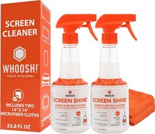 Eco-Friendly 16.9 fl oz Refillable Screen Cleaner Kit with Microfiber Cloths picture