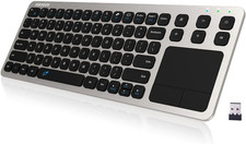 2.4G Wireless Touch TV Keyboard with Easy Media Control and Built-in Touchpad Mo picture