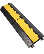 2-Channel Cable Ramp Cord Cover | Heavy Duty Rubber | 30