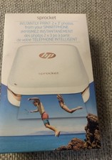 HP Sprocket 100 Mobile Photo Printer Bluetooth Portable Color - New In Box picture