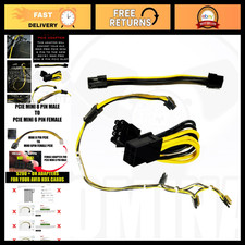 Mini 8-Pin to Mini 6-Pin Power Cord Adapter for PCIE - Compatible with Mac Pro 2 picture
